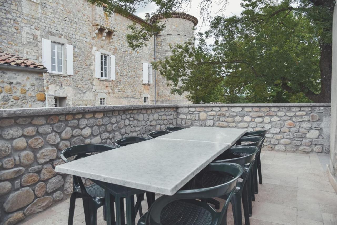 Chateau De Chaussy Ruoms Dış mekan fotoğraf