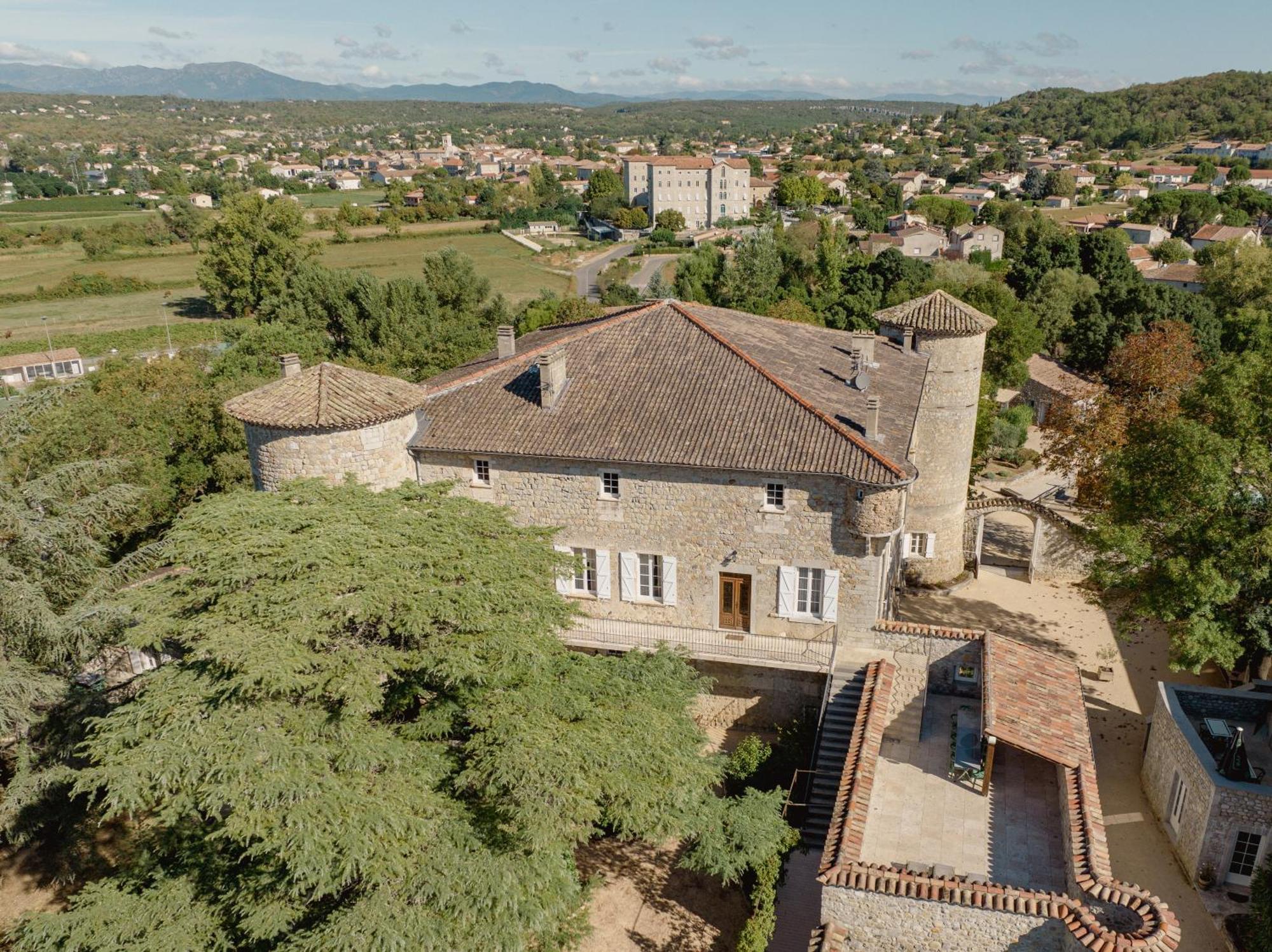Chateau De Chaussy Ruoms Dış mekan fotoğraf